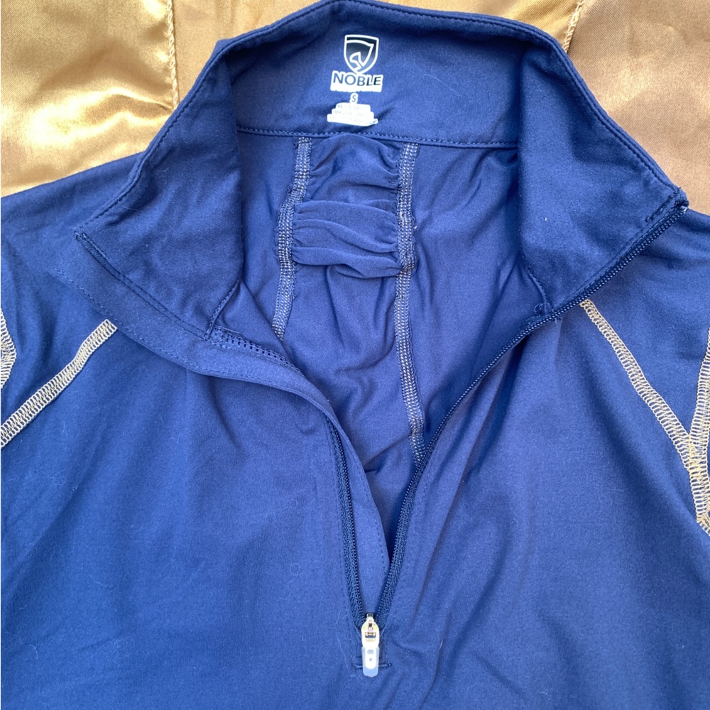 Blue Noble equestrian schooling shirt size S